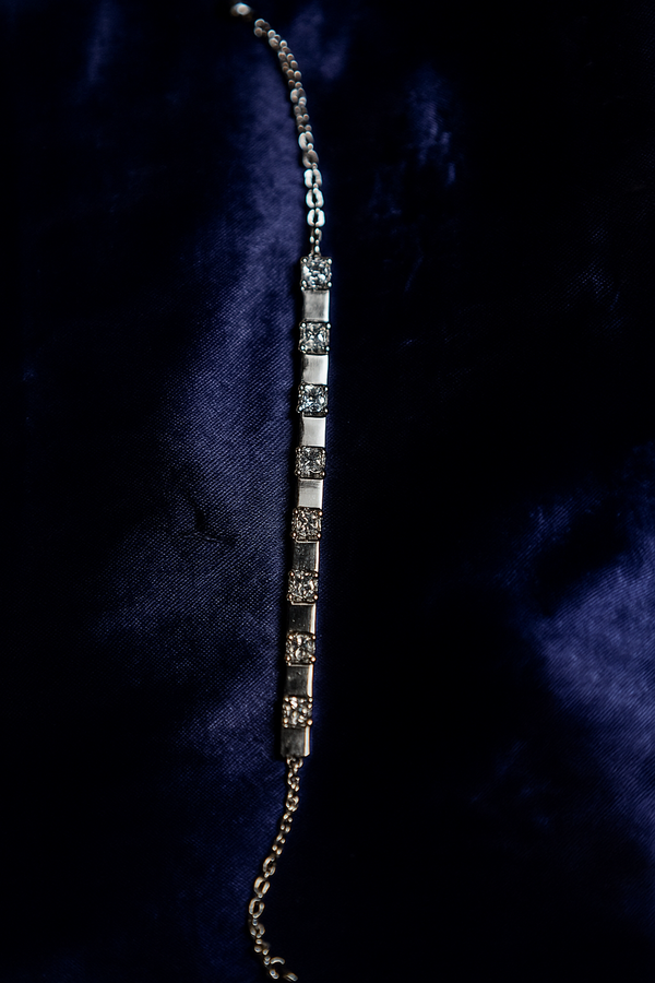 Celeste baguette bracelet